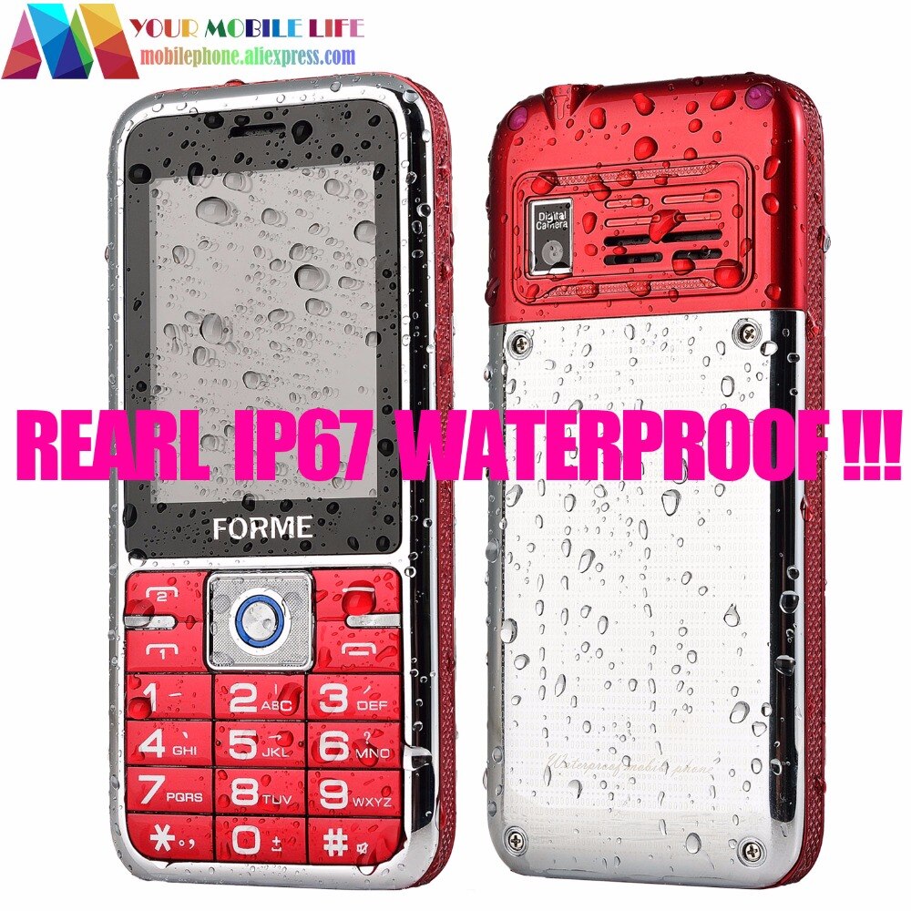 Echt IP67 Wasserdicht Stoßfest Staubdicht Original FORME Dual Sim draussen Metall praktisch (Besser als stein v3 Nein. 1 a9)