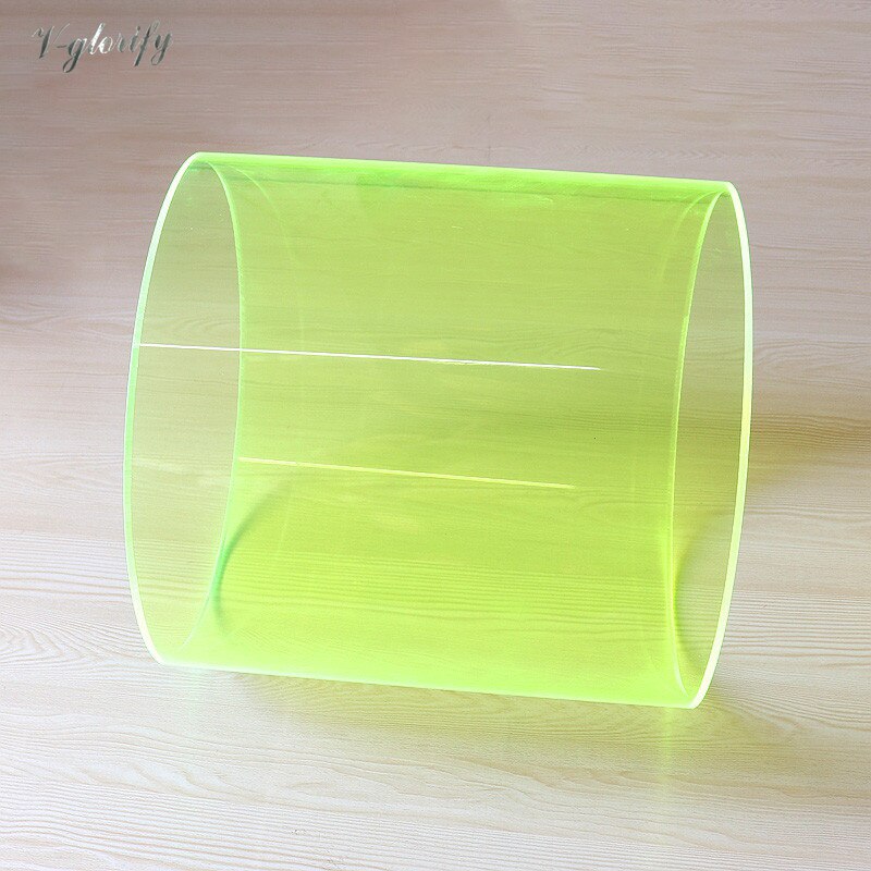 6X4Inch Acryl Drum Shell (6Inch Diameter): Green
