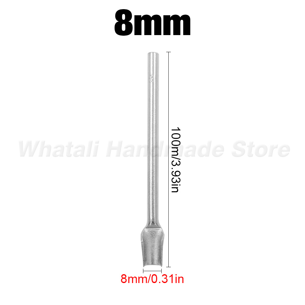 Perforadora semicircular de 3-50mm, perforadora en forma de arco para correa de cinturón, cinturón de cuero, cortador de esquina de cuero semicircular, herramientas artesanales, 1 ud.: Amarillo claro