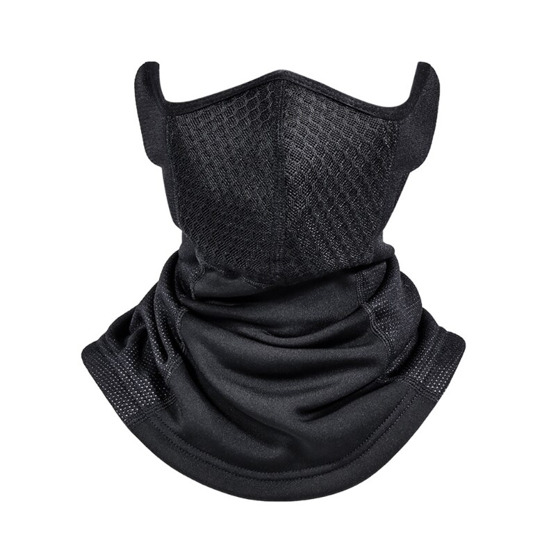 Bandana invernale maschera scaldacollo scaldacollo sport copricapo Snowboard sci escursionismo ciclismo sciarpa tubo mezza faccia uomo donna G99D: nero