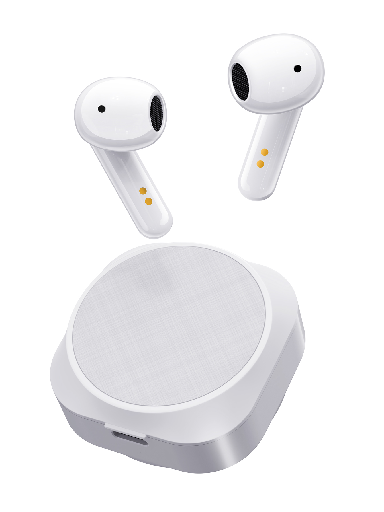 ANC-Kopfhörer, Bluetooth 5.3, aktive Geräuschunterdrückung, 28 dB, kabelloser Kopfhörer, Schnelllade-Ohrhörer, 0,068 Zoll niedrige Latenz