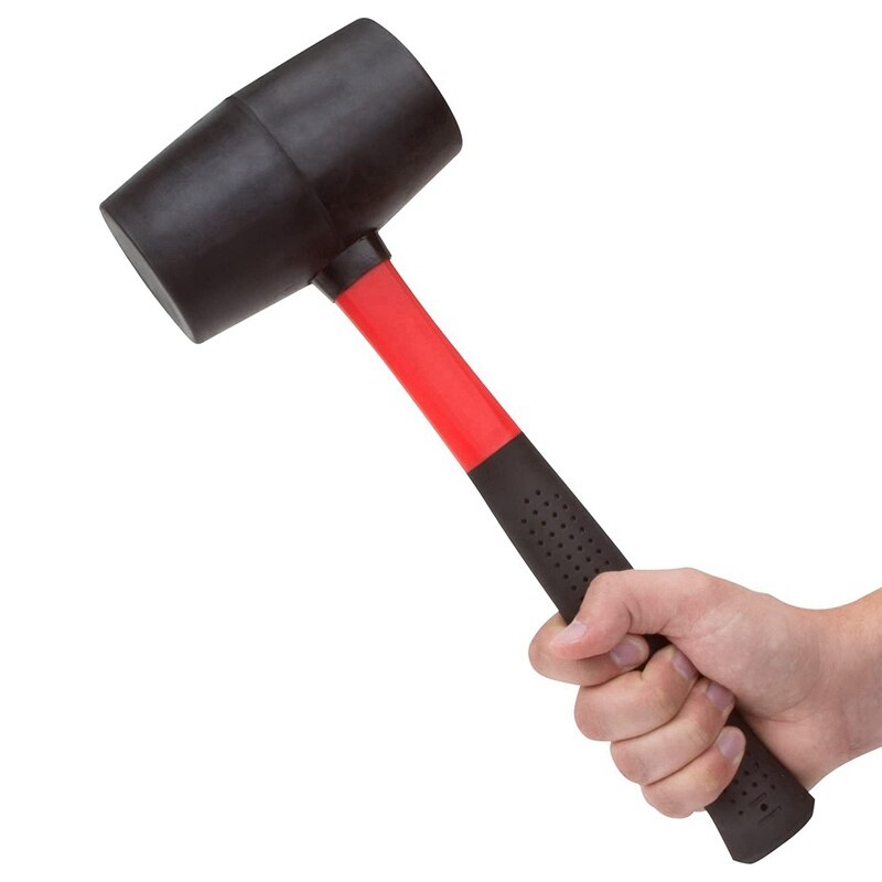 Rubber Hamer Huishouden Decoratie Hamer Industriële Grade Installatie Hamer Plastic Handvat Tool Hamer Hamer 32Oz.