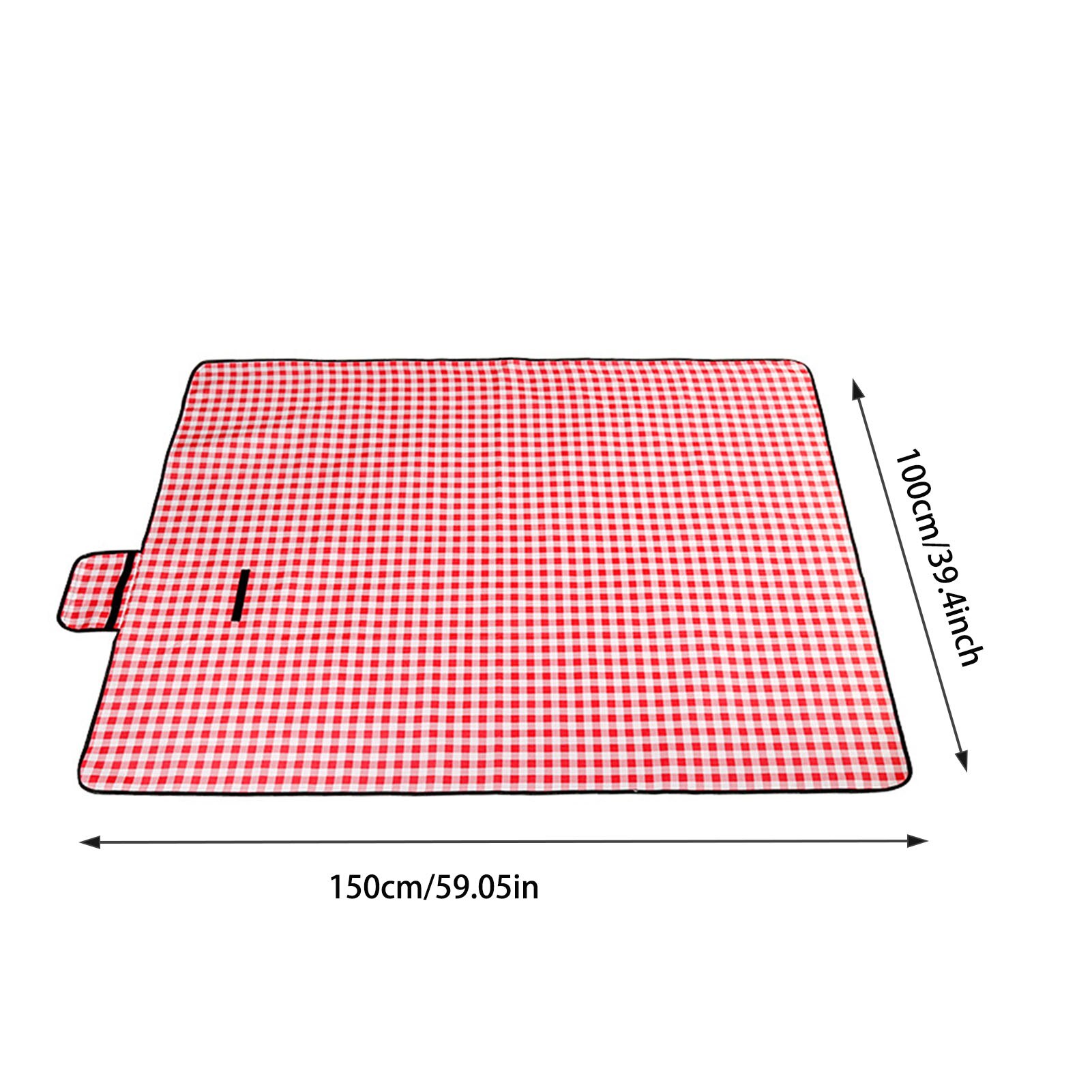 Camping Mat Plaid Vouwen Camping Matras Baby Klim Voor Outdoor Waterdichte Strand Picknick Deken Met Handvat Waterdicht Pad: S Red