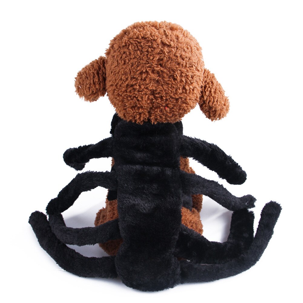 Huisdier hond puppy vleermuis spin cosplay kostuum festival kleding ademend voor halloween feest tb: M / Spin