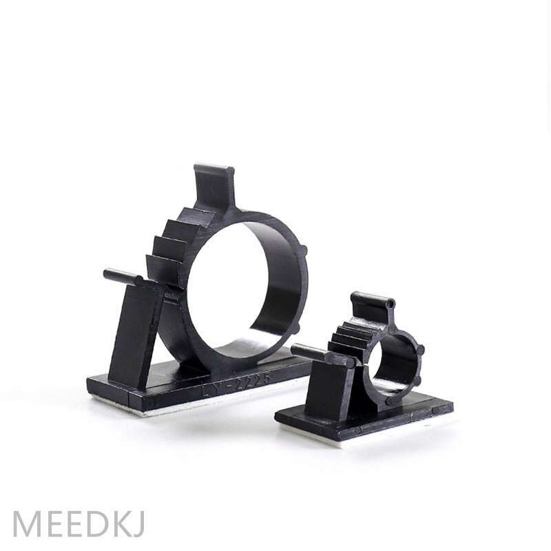 10pcs 0810/1013/1316/1720mm Cable Clips Adhesive Cord Management Wire Holder Organizer Clamp Fasteners Mayitr