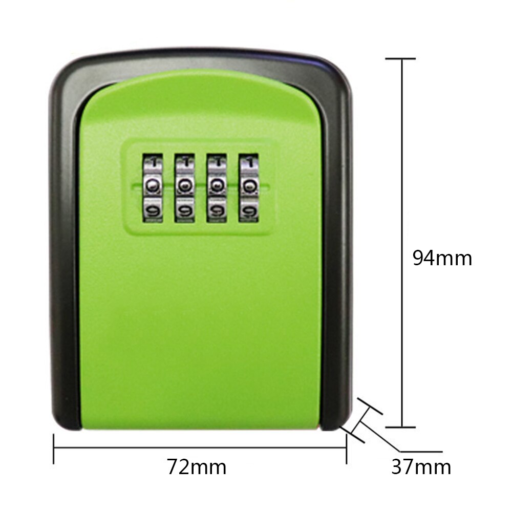 Wand Montieren Key Storage Box 4 Digit Kombination Passwort Security Code Geheimnis Lock Organizer Home Key Safe Box Zubehör: Style 7
