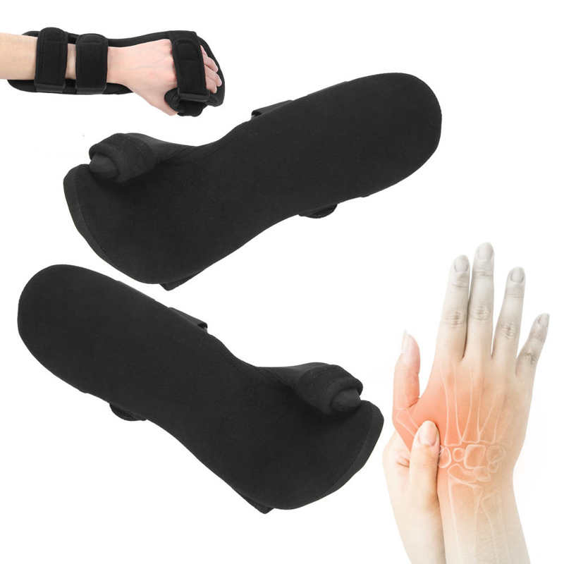 Terug Ondersteuning Polssteun Brace Verstelbare Vinger Spalk Afneembare Carpaal Tunnel Spalk Voor Slag Corrector