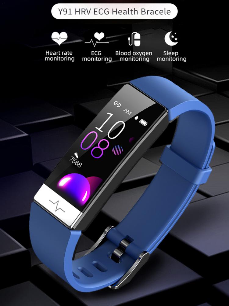 Y91 Clever Armbinde IP68 Wasserdichte SmartWatch Nachricht Erinnerung Bluetooth 4,0 Armbinde Für Android 4,4 IOS 9,0 Oben Armbinde