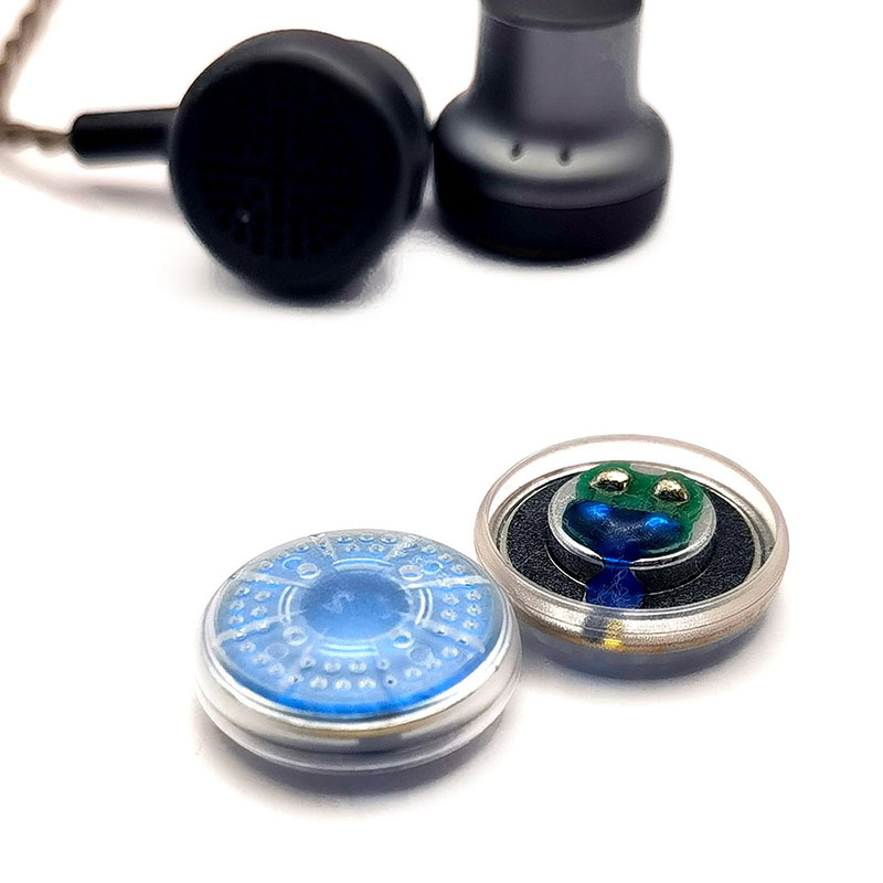 Huayunxin 2 STKS 15.4mm HIFI Platte hoofdtelefoon 80Ohm Sterke Magneet Subwoofer Moving Coil IEM Hoofdtelefoon Luidspreker Dynamische Driver Unit