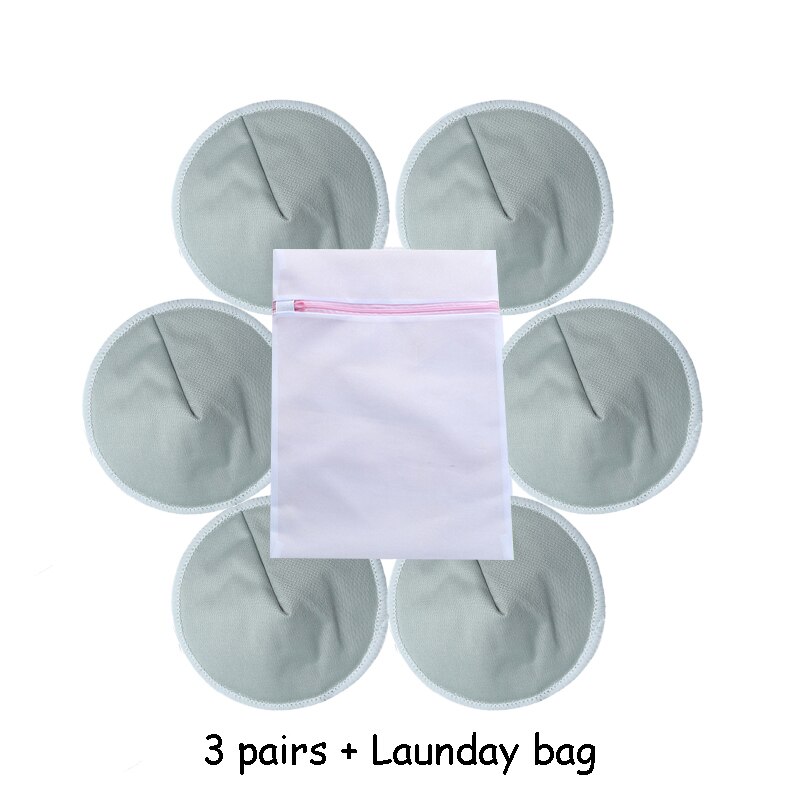 Gratis Shippingbreastfeeding Tepel Pad Voor Moederschap Herbruikbare Covers Voeden Verpleging Sorganic Wasbare Wholesalefree Levering: set 8