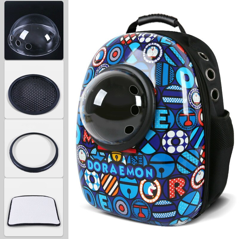 SIXPENNY Graffiti Go Out Carry Pet Cat Backpack: Graffiti