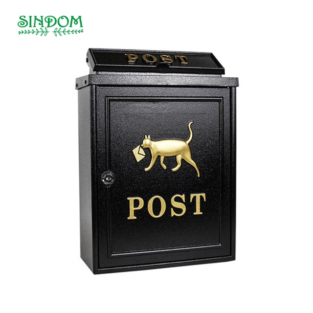 Popular Wall Mounted Aluminium Post Retro Outdoor Street Mailbox