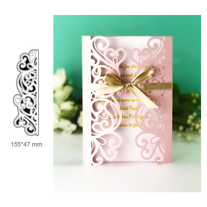 Couple Metal Cutting Dies for Wedding Invitation Cards Lovers Craft Die Cut Scrapbooking Stencil Stamp and Die Sets: DW2152