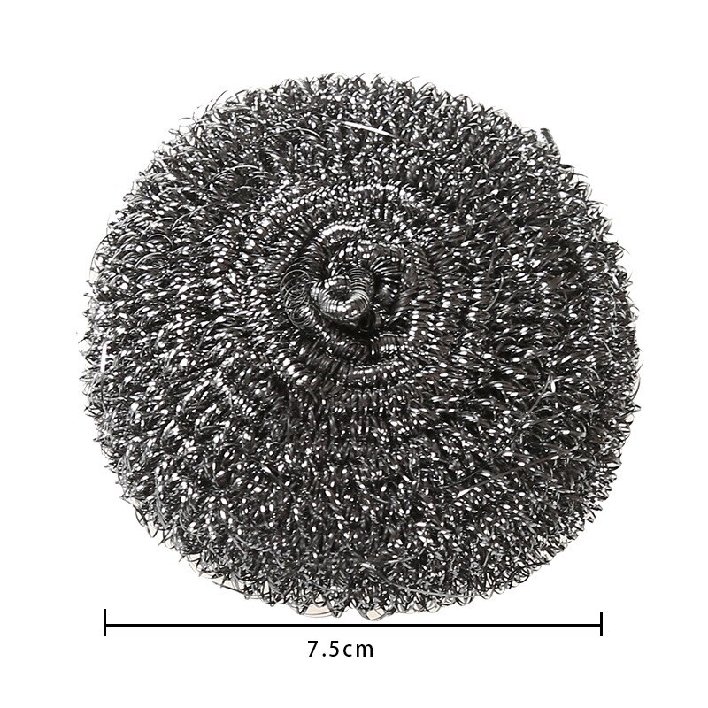 6 Pcs Stainless Steel Sponges Kitchen Cleaning tools Scrubbing Scouring Pad Steel Wool Scrubber For Kitchens Bathroom
