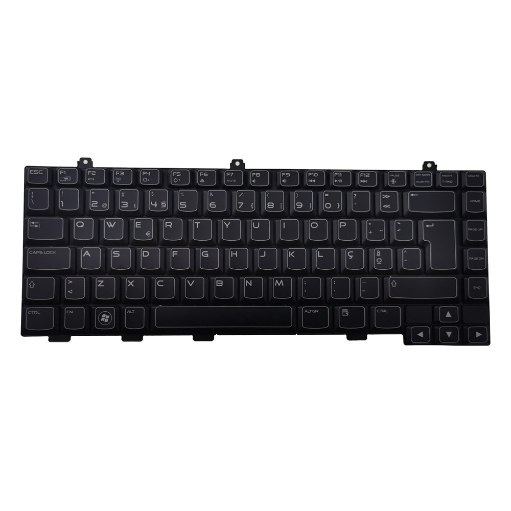 Original Keyboard For Dell Alienware M14X M14X R2 Laptop Backlit keyboard NSK AKU06 DP/N: 0M1XM3 M1XM3 PK130G81A20