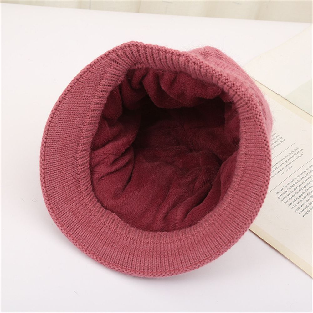 2/3pcs/Set Ladies Warm Thick Women Hat Scarf Set Knitted Beanies Caps Winter Hats Knitted Gloves Winter Hats