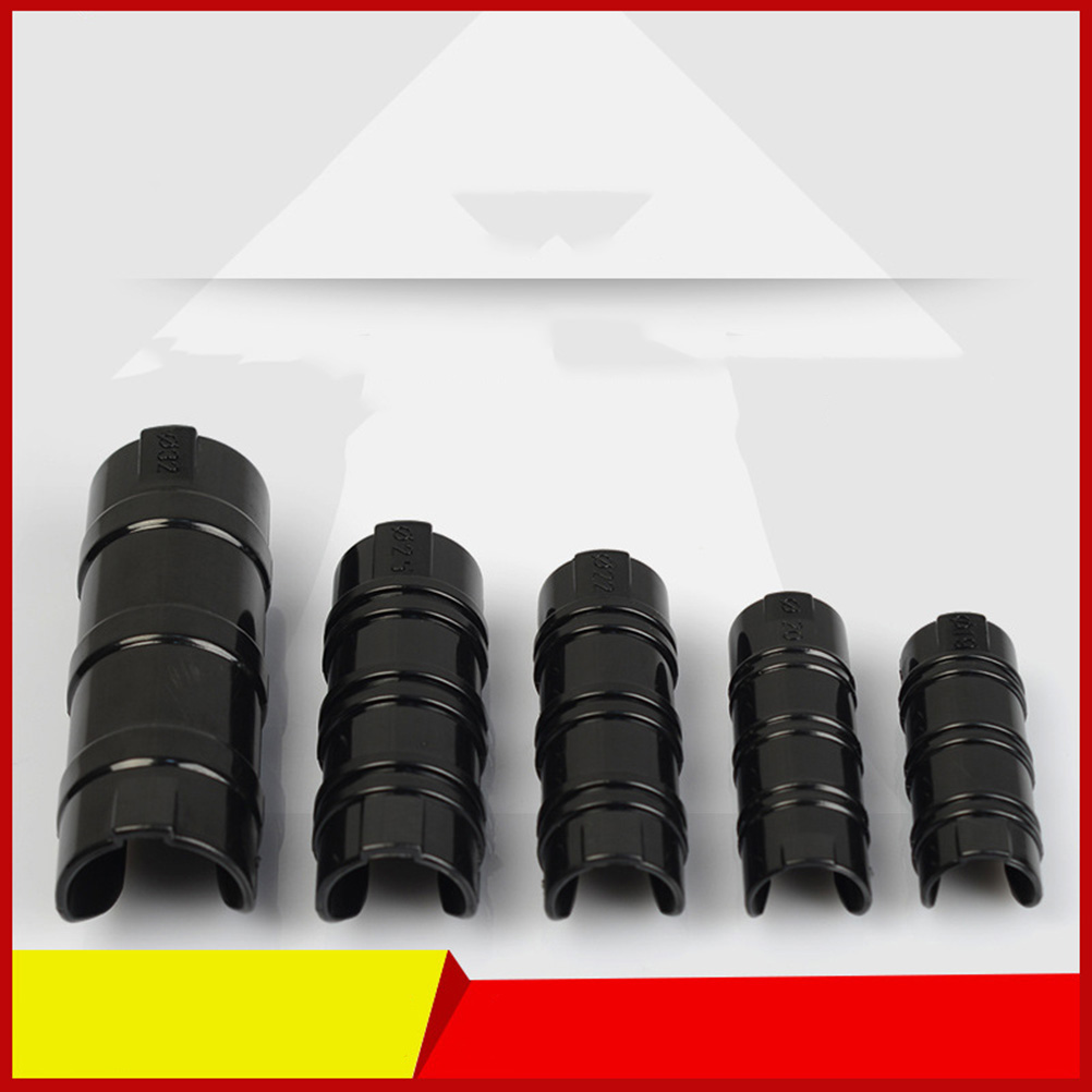 10Pcs 1 Inch Greenhouse ABS Snap Clamp for PVC Pipe for Greenhouses Row Covers Shelters Banner Frame Outdoor Garden Black A35