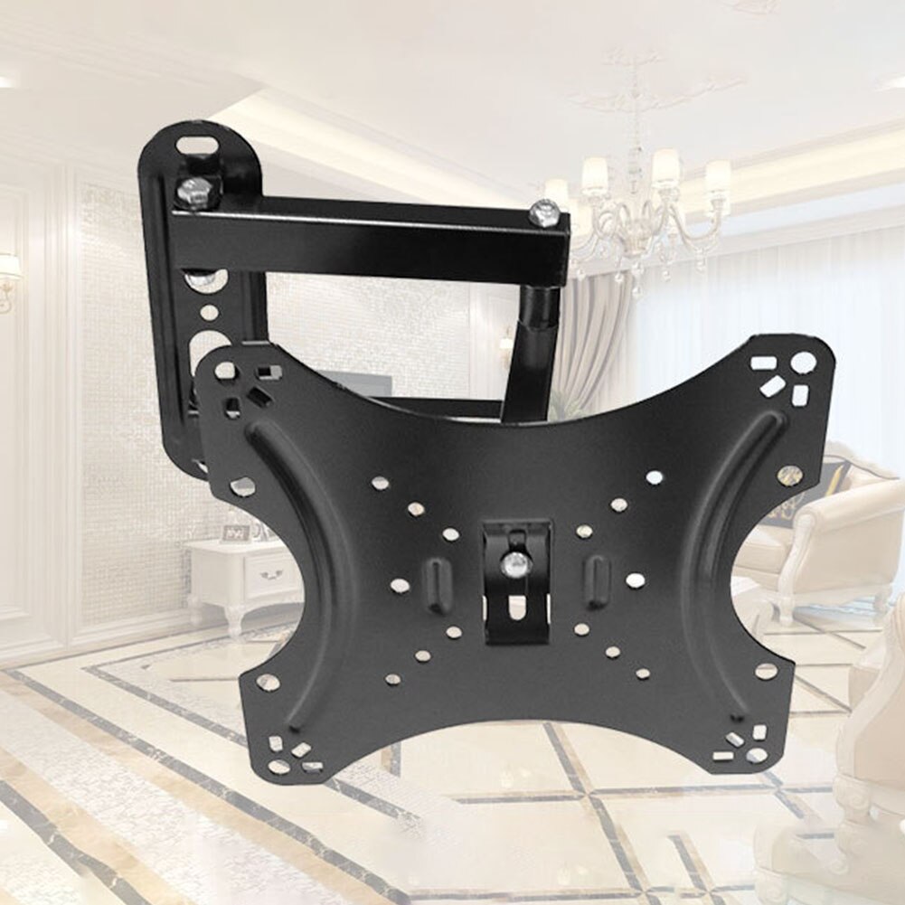 14-42inch Stand Wall Mount Iron Rack Support Rotate TV Bracket Adjustable Angle Screen Durable Universal Strong Bearing Hanging