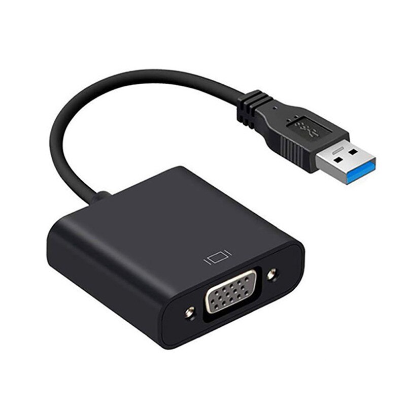 USB 3.0 To VGA Adapter Cable External Graphic Card Video Multi-display Converter Adapter For PC Laptop Windows 7 8 10: Default Title