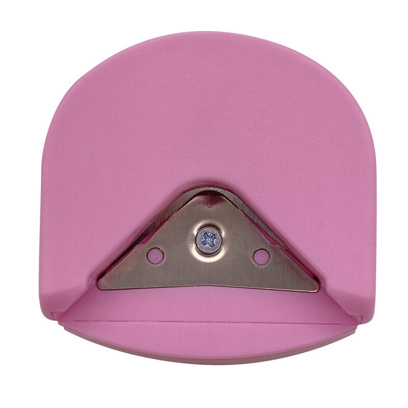 DIY Mini Corner Rounder Card Paper Punch Craft Photo Cutter Tool Stationery Hand Hole Craft Scrapbooking: Pink