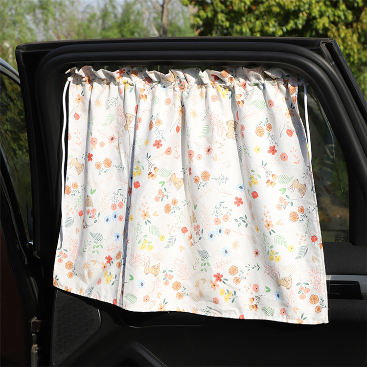 Pare-soleil pour pare-brise de voiture, rideau pare-soleil de voiture, joli pare-soleil de voiture imprimé, pare-soleil de voiture de dessin animé mignon, pour fenêtre arrière: 9