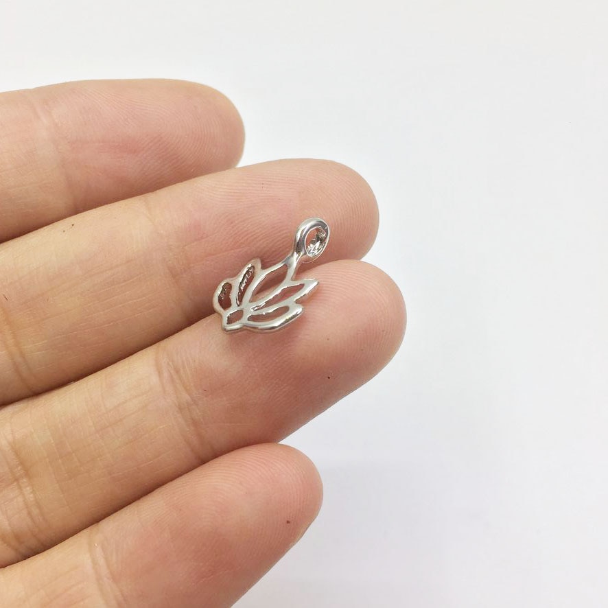 Eruifa pretty 20 kpl 12*10mm mini lotus sinkkiseoksesta hurmaa kaulakoru, korvakoru rannekoru koru itse tehty käsintehty 2 väriä