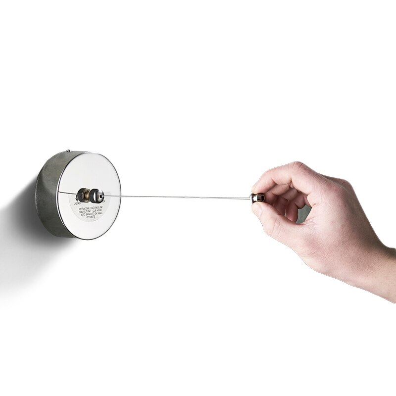 Retractable Clothesline Indoor Outdoor Laundry Hanger Clothes Dryer Clothes Drying Rack Rope Telescopic Invisible Clothesline