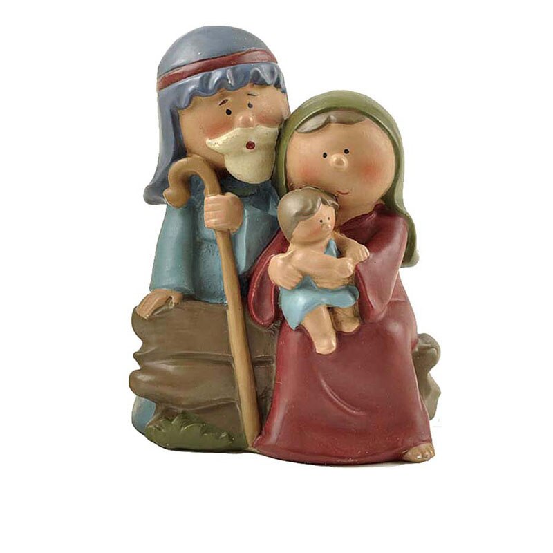Jul krubba jul jul ornament katolsk jesus födelse hantverk harts kyrka souvenir navidad heminredning