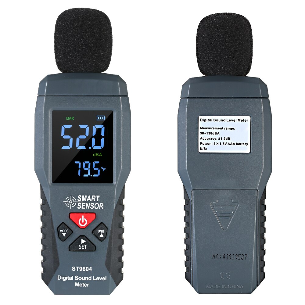 High Precision Mini Digital Sound Level Meter Decibel Sensor Digital Sound Level Decibel Meter 30-130dB With Backlight