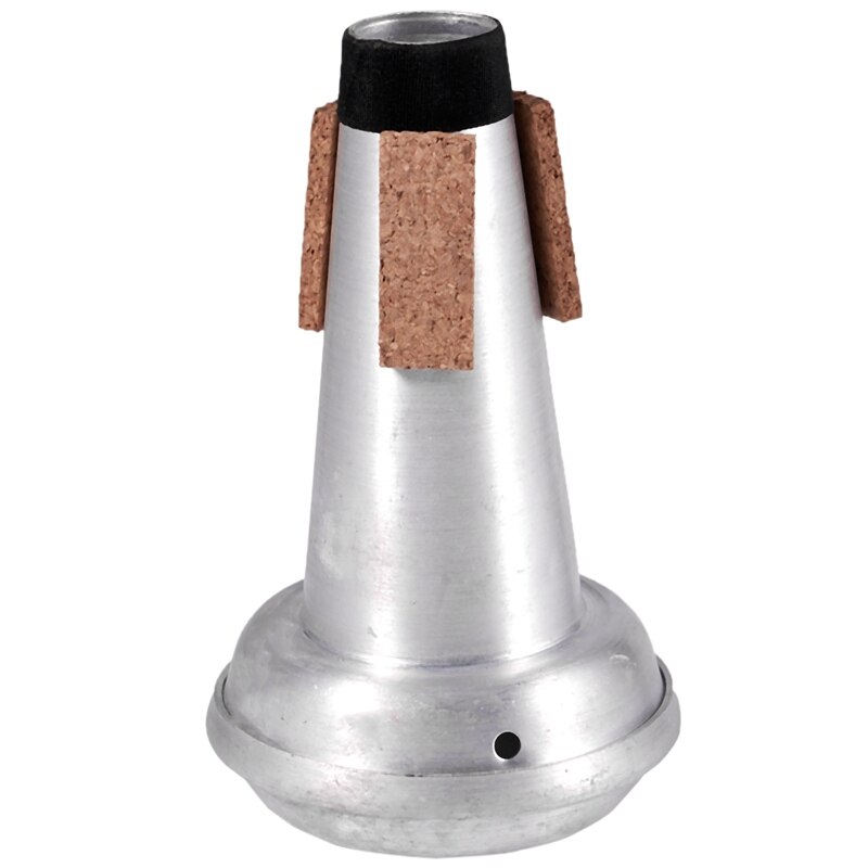 Trompet Aluminium Mute Rechte Practice Mute Voor Trompet Messing Muziekinstrument Onderdelen Accessoires: Default Title