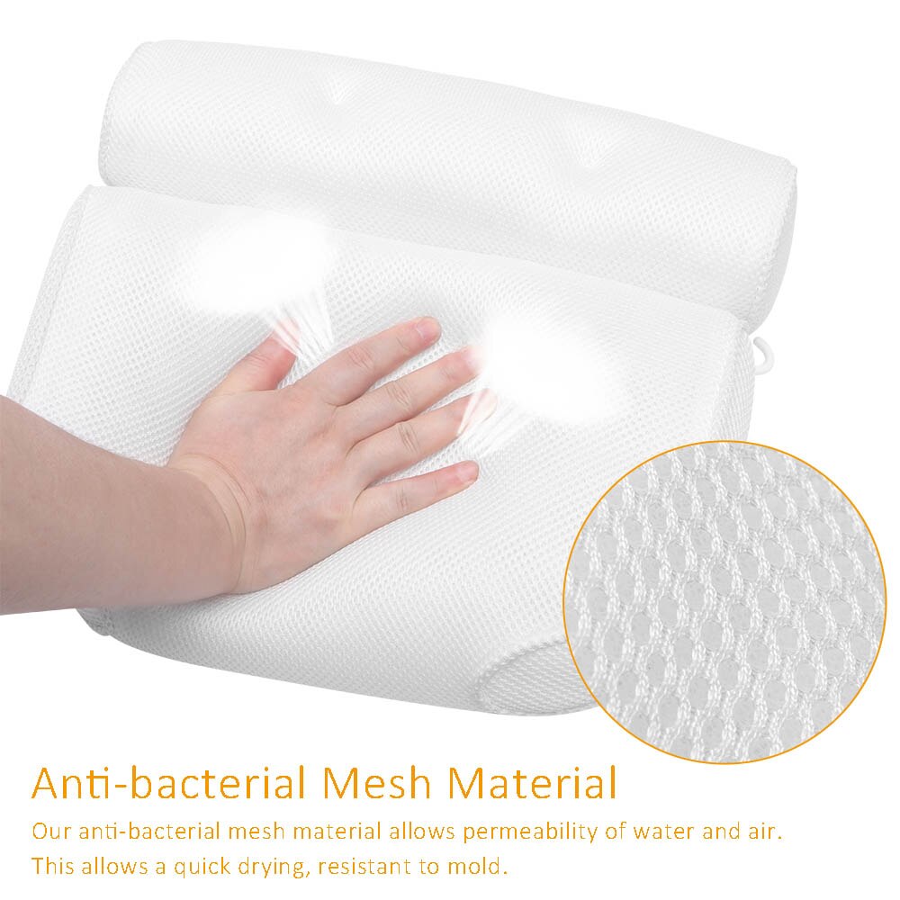 MINGZE Cuscino per Bagno termale Completo, Cuscino di Bagno per Vasca