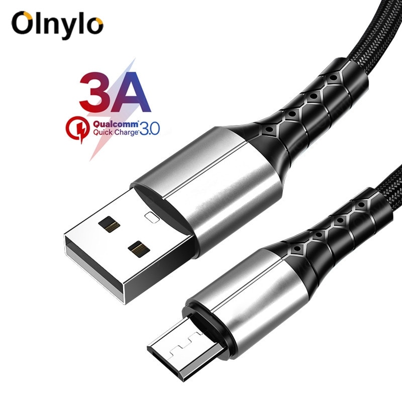 Olnylo USB ładowarka kabel mikro usb kabel robić Samsung S7 Xiaomi ładowanie dla androida telefon komórkowy usb ładowarka adapter uniwersalny