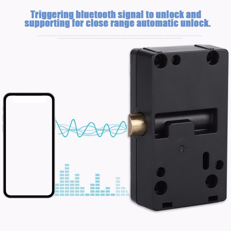 Bluetooth smart dørlås kabinet skuffe nøglefri trådløs bluetooth integreret sikkerhed elektronisk dørlås