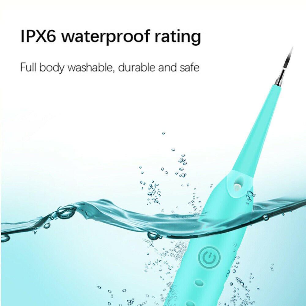 Electric Ultrasonic Dental Scaler Sonic Tooth Calculus Remover Teeth Cleaner Stains Tartar Removal Tool Teeth Health Oral Hygien