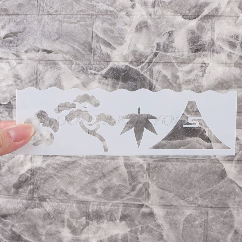 8 Stks/set Kids Plastic Tekening Sjabloon Heersers Stencils Diy Schilderen Diy Maken School Supply Gereedschap Craft