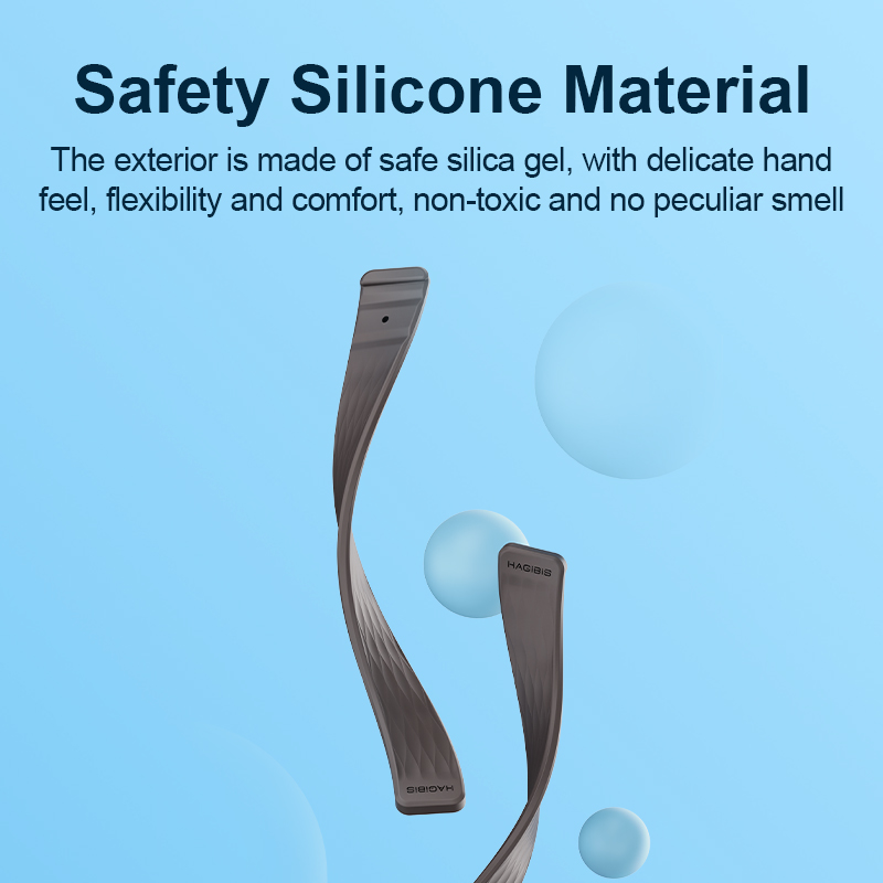 Hagibis Phone Grip Strap Stand Cell Phone Wristband Finger Holder Portable Universal Foldable Kickstand for Most Smartphones