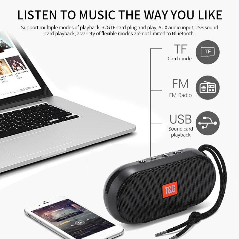 Multifunctionele Bluetooth Speaker Draadloze Speaker Draagbare Bluetooth Card Draadloze Creatieve Audio