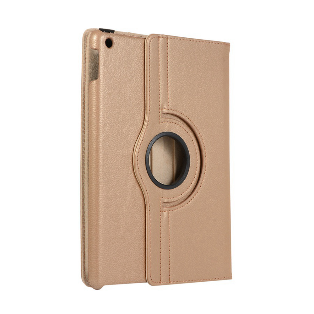 360 Degree Rotation Cover For iPad Pro 12.9 A1670 A1671 A1821 Case Leather Cover For iPad Pro 12.9 A1652 Tablet Cover: fifteen / Gold
