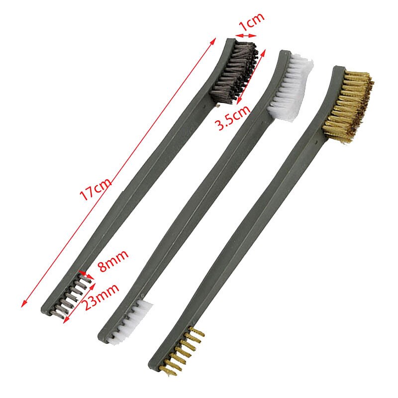 Garosa 36pcs Messing Polijsten Borstel Set Draad Borstel Set Voor Boorgereedschap Roestvrij Staal Draad Boren Complete Kit Roterende