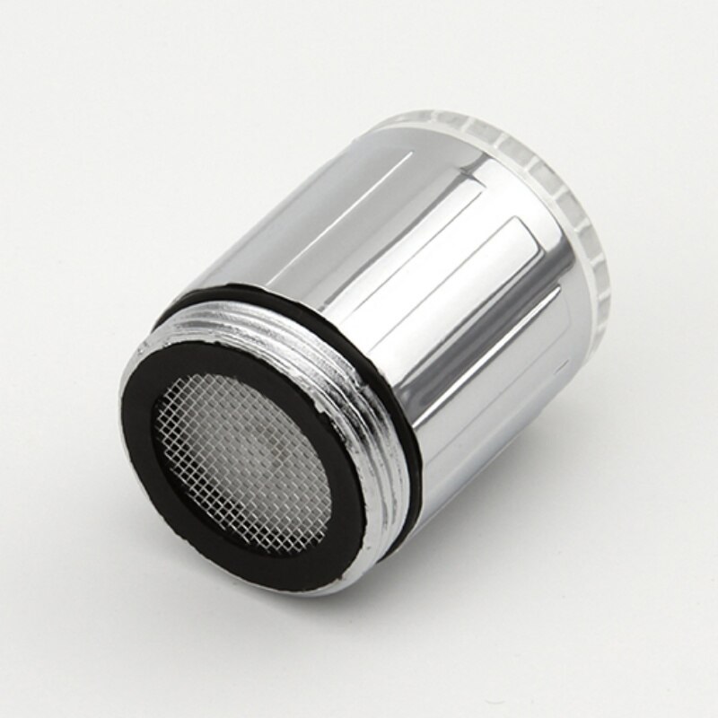 Nouvelle 7 couleurs LED robinet d'eau lumière changeante lueur pomme de douche cuisine robinet aérateurs