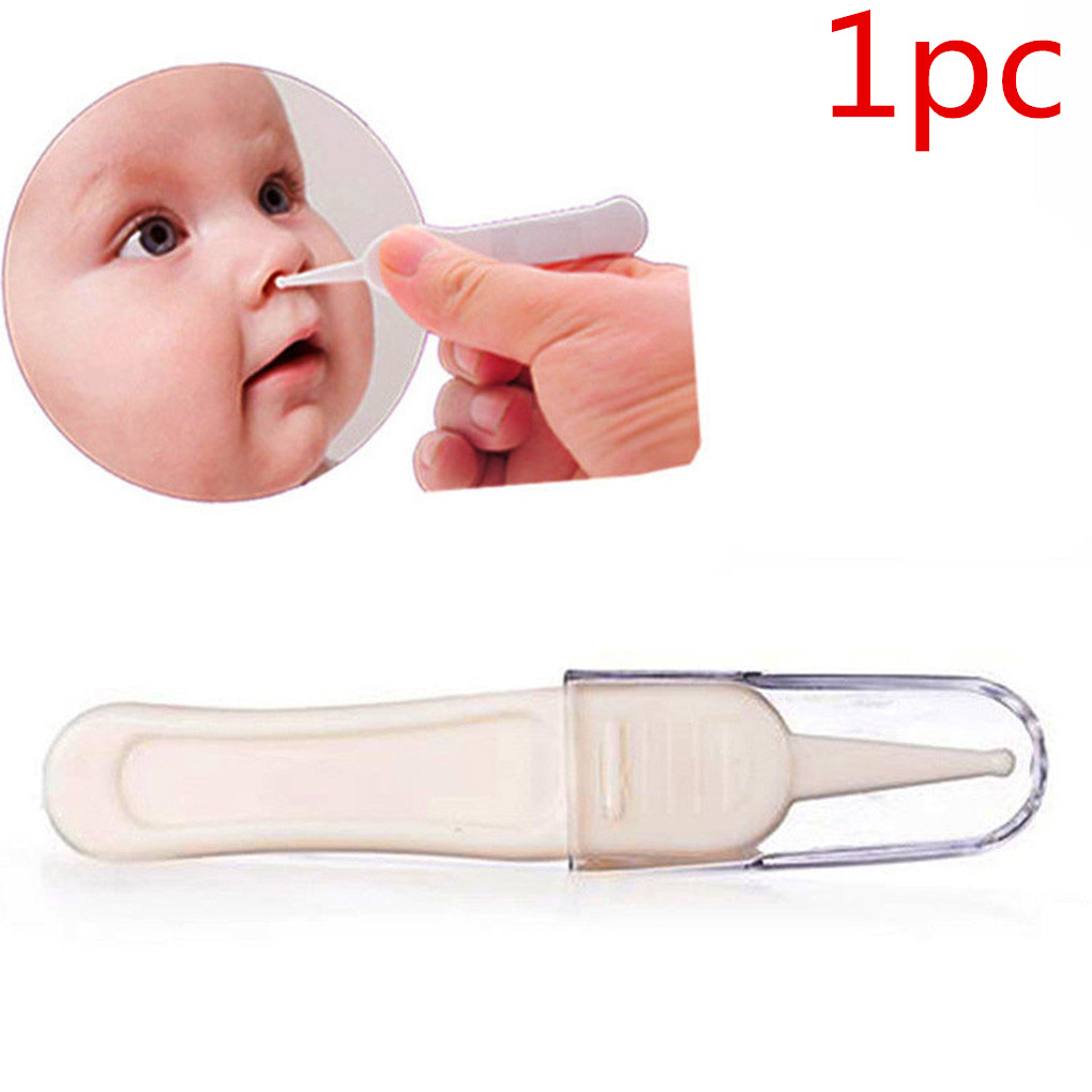 Nyfødt baby sikkerheds næserens støvsugning næseslim aspirator influenza beskyttelse baby næse rengøring pincet: 1pc