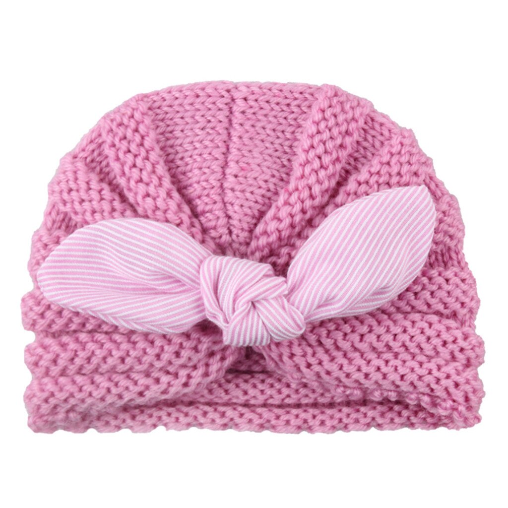 Baby hoed in Baby Boy hoeden Warm Haak Knit Geknoopt Plaid Hoed Beanie Cap plaid warme herfst en winter hoed L1212: A