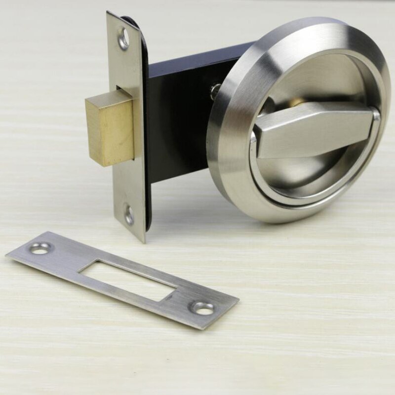 Gebaut-in Unsichtbare Tasse-Geformte Griff Privatsphäbetreffend Türschloss Schrank ziehen Feuerfeste Einzigen Seite sperren