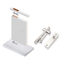 1 ensemble charnière de porte pivotante en acier inoxydable, 360 degrés, charnière de Pivot robuste pour portes en bois, amélioration de l&#39;habitat
