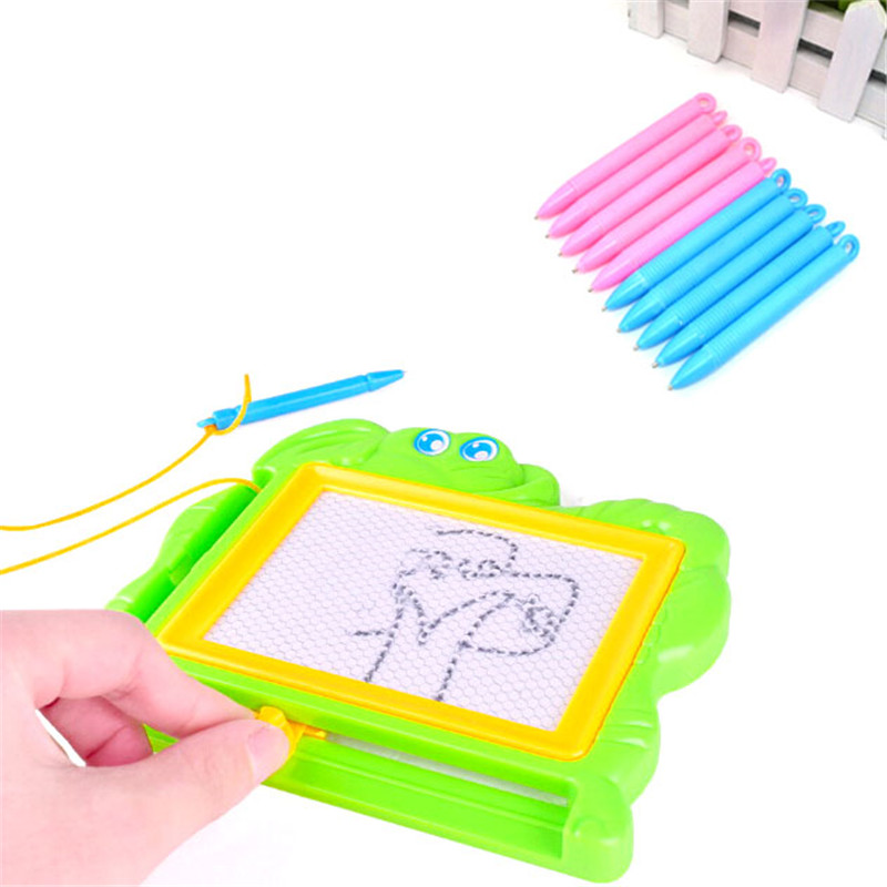 5Pcs Kleurrijke Magnetische Whiteboard Marker Pen Kinderen Schrijven Doodle Tekentafel Pen Magnetische Palet Pen Schoolbenodigdheden