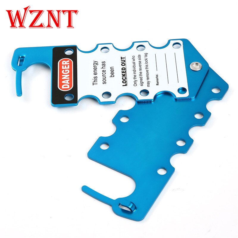 Aluminum joint buckle lock HASP Write on Labeled Group Aluminum Lockout Hasp aluminium Hasp Lock Safety hasp Lockout