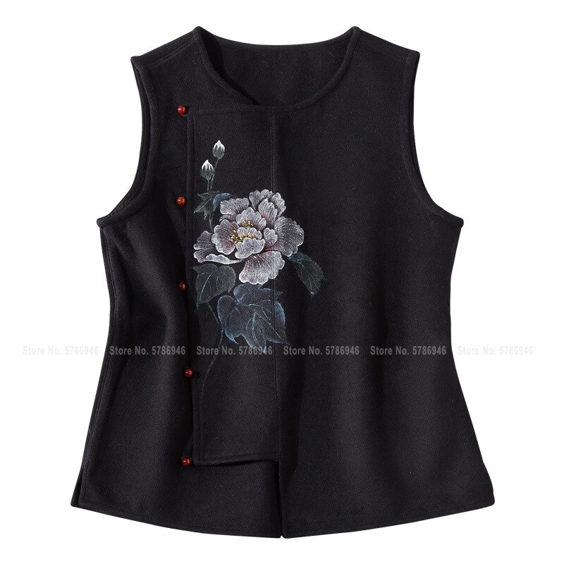 Qipao – gilet sans manches pour femmes, vêtement traditionnel chinois rétro, orientale, décontracté, Tang, Hanfu