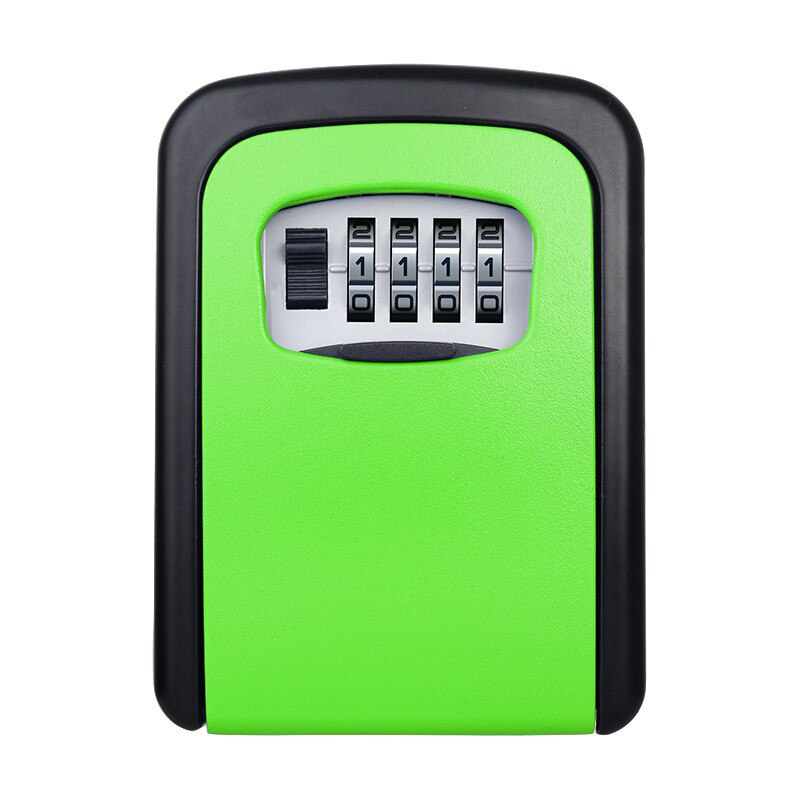 Wall Mounted 4 Digit Combination Key Storage Security Safe Lock Box Combination Storage Security Lock With Screw Hardware