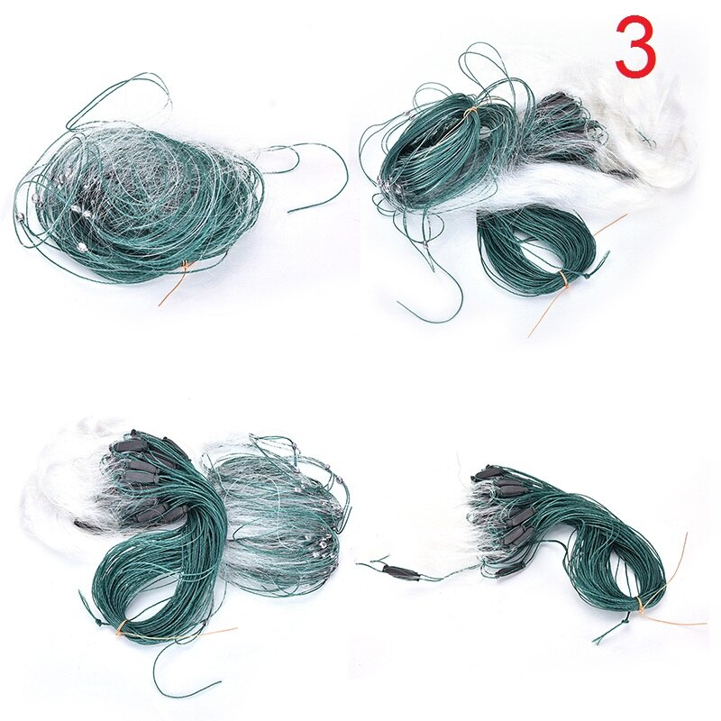 1PC 2.4M nylonowa siatka wędkarska kraba raki Homar łapacz pułapka strąk napięciem sieć na ryby składana przenośna sieć rybacka węgorz krewetki przynęty sieci