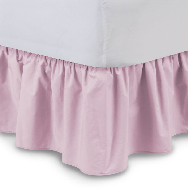 Hôtel Élastique Lit Jupe 6 Couleurs Suede Tissu pour Roi/Reine Taille Juponnage pastorale Style Fit couvre-lit